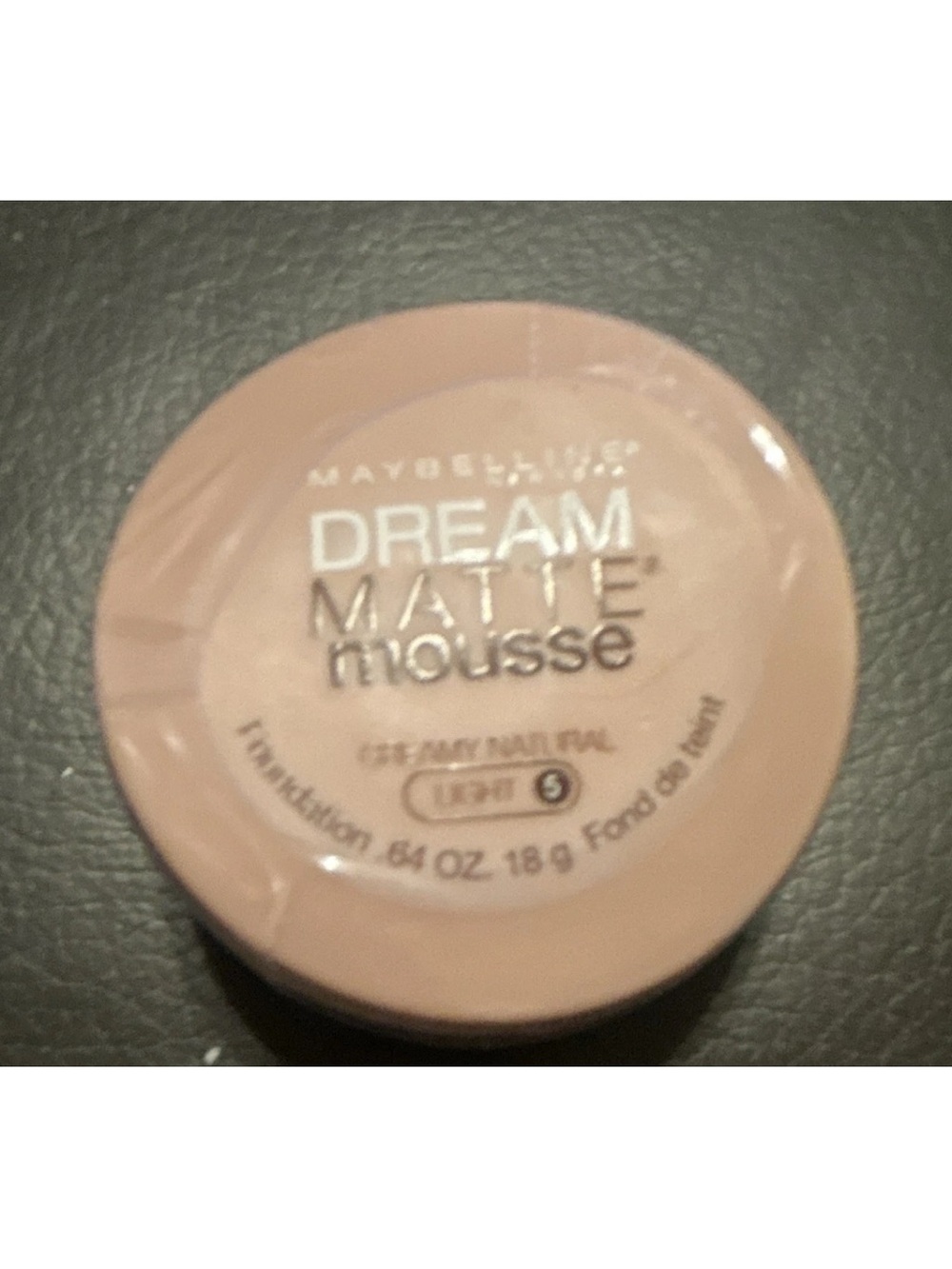 Maybelline Dream Matte Mousse Foundation Full Coverage Matte, Light 5 0.64 oz